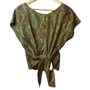 GOLD ‘COTTON CANDY’ CROP SUMMER SHIRT!!